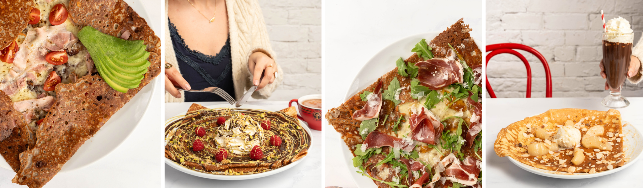 Four Frogs Creperie May specials 2025